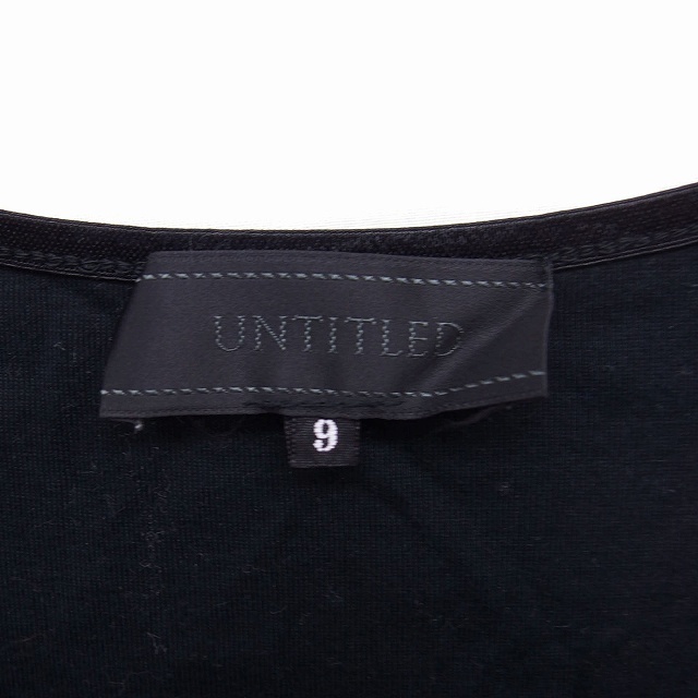 UNTITLED(アンタイトル)のアンタイトル UNTITLED スプーンネック カットソー Tシャツ 半袖 無地 レディースのトップス(カットソー(半袖/袖なし))の商品写真