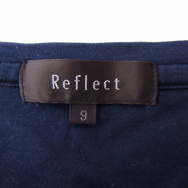 ReFLEcT(リフレクト)のリフレクト Reflect 花プリント カットソー Tシャツ Vネック 半袖 9 レディースのトップス(カットソー(半袖/袖なし))の商品写真