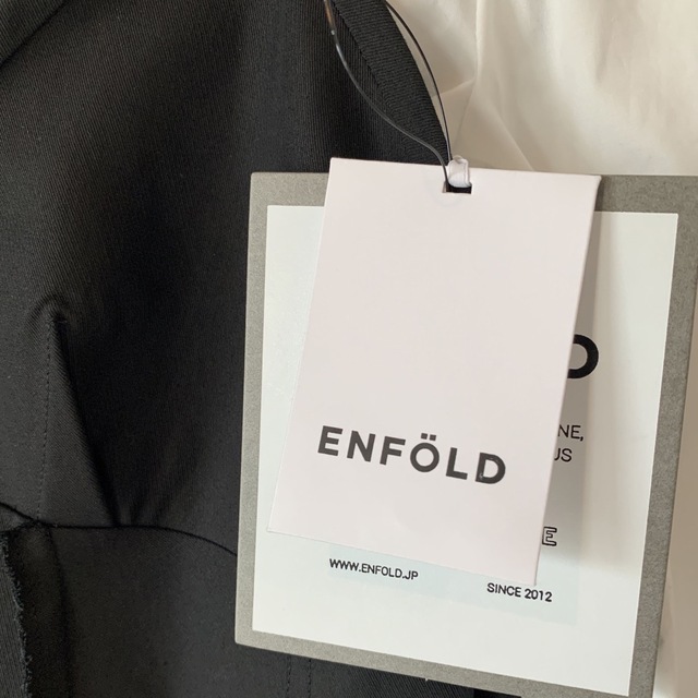 新品タグ付き　ENFOLD シャツレイヤードワンピース　エンフォルド