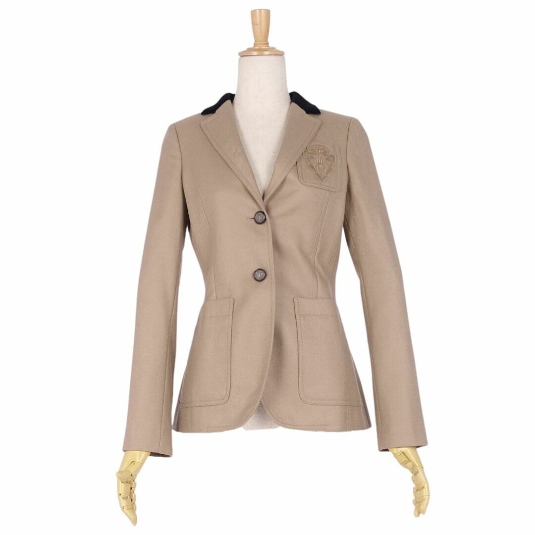 美品 グッチ GUCCI ジャケット テーラード カシミヤ 裏地総柄 美品 グッチ GUCCI ジャケット テーラード カシミヤ 裏地総柄