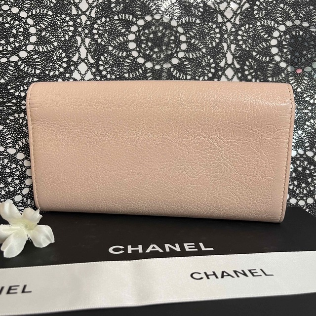 専用☆極美品 シャネル 長財布 ココマーク キャビアスキン ピンク