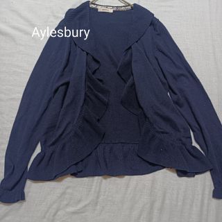 アリスバーリー(Aylesbury)のAylesbury　アリスバーリー　総フリル　コットンカーディガン　ボレロ　美品(カーディガン)