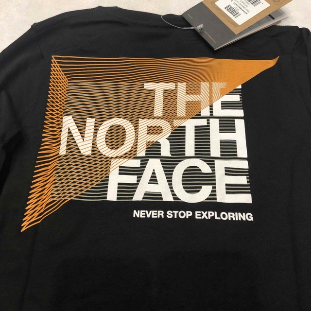 THE NORTH FACE(ザノースフェイス)のお値下げ不可　新品 正規品 タグ付き  ザノースフェイス ロングTシャツ キッズ/ベビー/マタニティのキッズ服男の子用(90cm~)(Tシャツ/カットソー)の商品写真