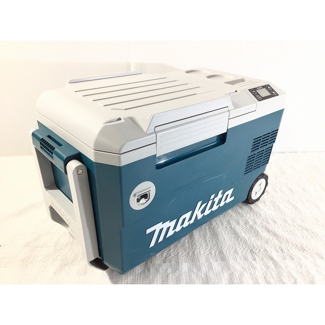 工具☆比較的綺麗☆makita マキタ 18V 充電式保冷温庫 CW180D 本体＋ACアダプタ付 クーラーボックス アウトドア キャンプ 68654