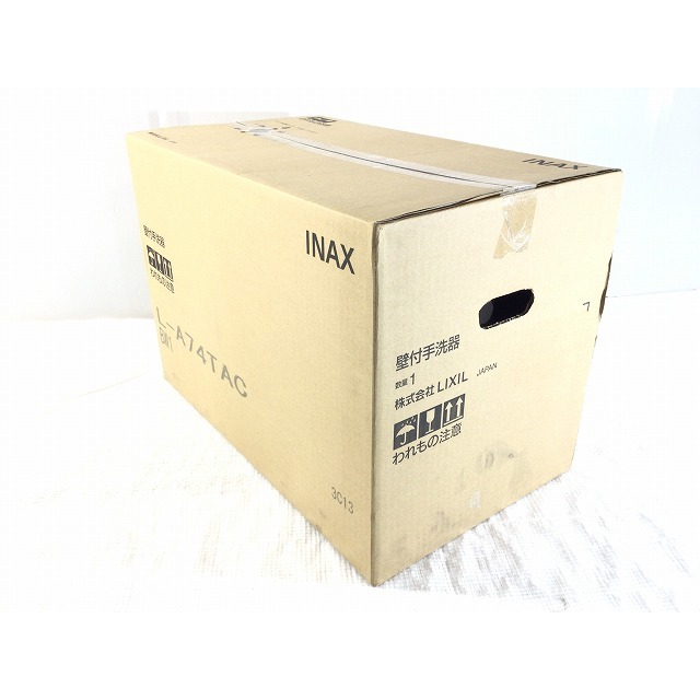 ☆未使用品☆ LIXIL リクシル 100V 壁付手洗器自動水栓 L-A74TAC ハイパーキラミック BW1 INAX イナックス 手洗器 69152