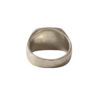 リング(指輪)TOM WOOD トムウッド クッションリング ゴールドトップ CUSHION SILVER GOLD TOP RING シグネットリング シルバー 指輪 17号