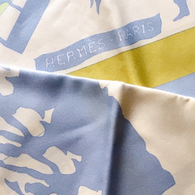 お値下げ】エルメス・スカーフ「Jeux d'ombres(影絵遊び お値下げ】エルメス・スカーフ「Jeux d'ombres(影絵遊び
