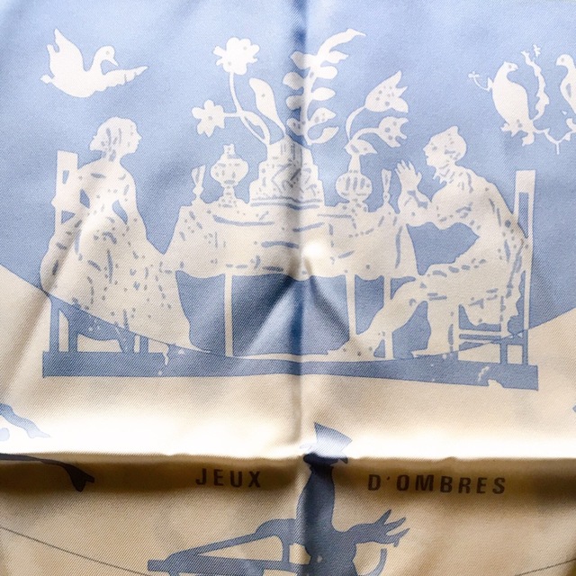 お値下げ】エルメス・スカーフ「Jeux d'ombres(影絵遊び お値下げ】エルメス・スカーフ「Jeux d'ombres(影絵遊び