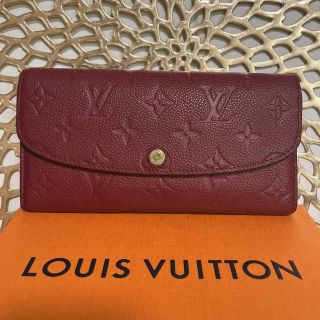 ルイヴィトン(LOUIS VUITTON)の正規品★極美品 ルイヴィトン 長財布 ポルトフォイユ アンプラント(財布)