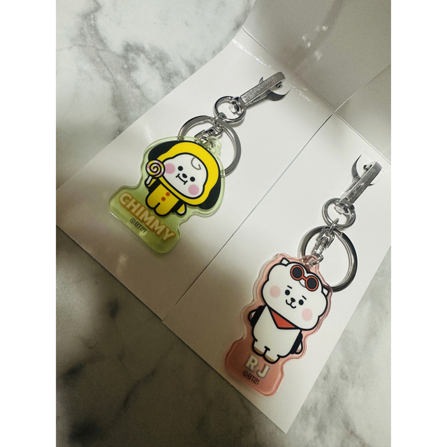 BT21(ビーティーイシビル)のBT21 CHIMMY RJ キーホルダー ナンジャタウン エンタメ/ホビーのCD(K-POP/アジア)の商品写真