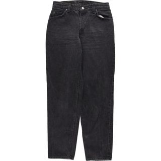 リーバイス(Levi's)の古着 90年代 リーバイス Levi's 951 RELAXED FIT TAPERED LEG ブラックデニム テーパードデニムパンツ レディースL(w30) ヴィンテージ /eaa323938(デニム/ジーンズ)