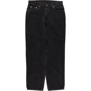 リーバイス(Levi's)の古着 90年代 リーバイス Levi's 512 SLIM FIT STRAIGHT LEG ブラックデニム テーパードデニムパンツ レディースL(w30) ヴィンテージ /eaa323616(デニム/ジーンズ)