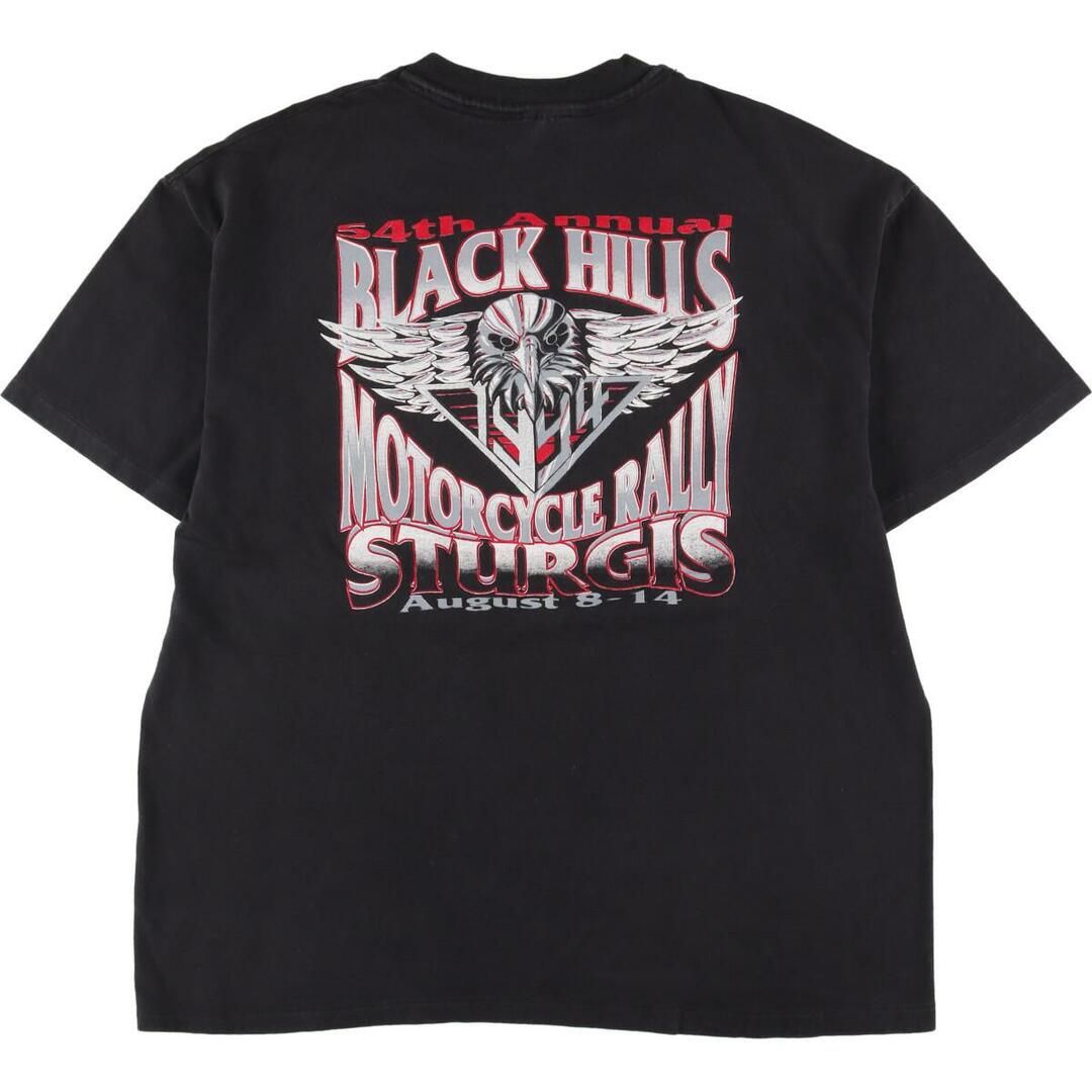 90年代 ヘインズ Hanes BEEFY-T 両面プリント モーターサイクル バイクTシャツ メンズL ヴィンテージ /eaa322347