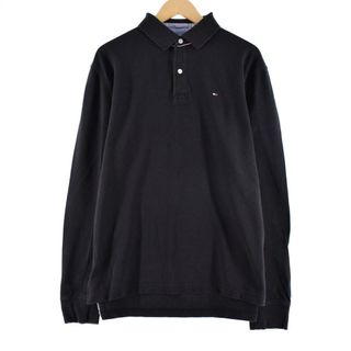 トミーヒルフィガー(TOMMY HILFIGER)の古着 トミーヒルフィガー TOMMY HILFIGER 長袖 ポロシャツ メンズL /eaa324326(ポロシャツ)