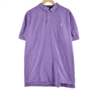 ラルフローレン(Ralph Lauren)の古着 ラルフローレン Ralph Lauren POLO by Ralph Lauren 半袖 ポロシャツ メンズXL /eaa324358(ポロシャツ)