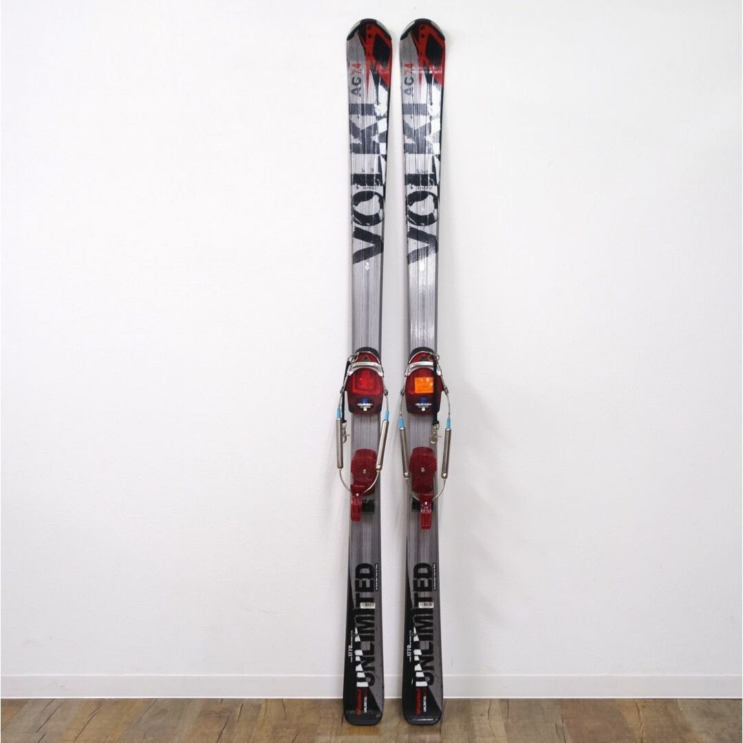 フォルクル Volkl テレマーク スキー UNLIMITED 177cm 74ｍｍ ビンディング ロッテフェラー コブラ R8 登山 アウトドア 重量実測：2670g（ビンディング含む1本)