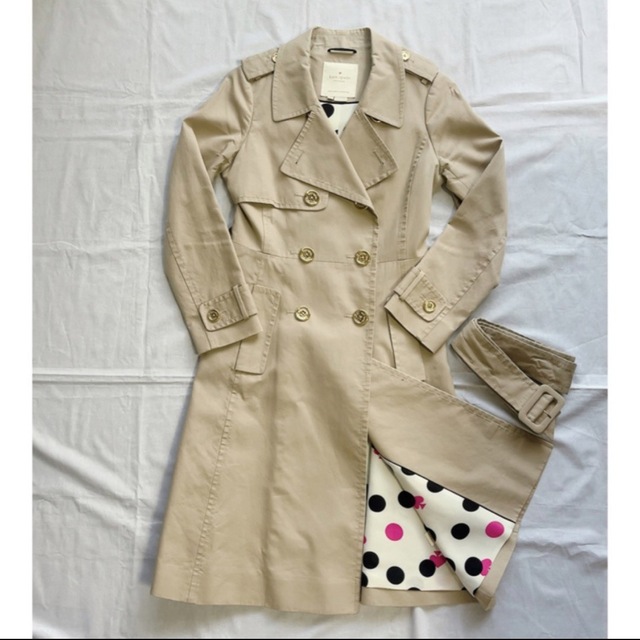 kate spade new york - ケイトスペード kate spade トレンチコートの kate spade new york - ケイトスペード kate spade トレンチコートの