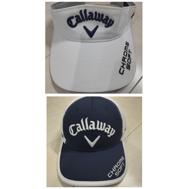 Callaway(キャロウェイ)のキャロウェイ キャップ サンバイザー セット スポーツ/アウトドアのゴルフ(その他)の商品写真