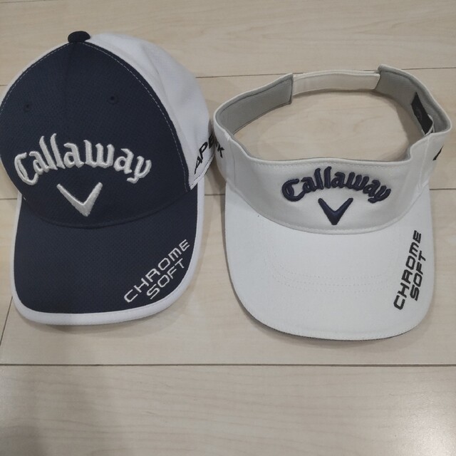 Callaway(キャロウェイ)のキャロウェイ キャップ サンバイザー セット スポーツ/アウトドアのゴルフ(その他)の商品写真