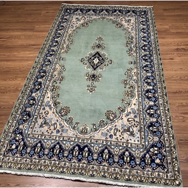 ペルシャ絨毯のasaペルシャビンテージ絨毯  リビングサイズ (ユニーク品) No.39119