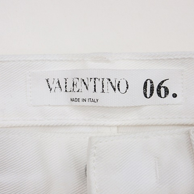 ヴァレンティノ VALENTINO パンツ デニム スタッズ ホワイト 30
