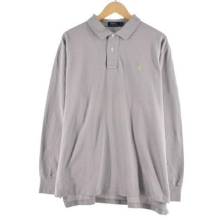 ラルフローレン(Ralph Lauren)の古着 ラルフローレン Ralph Lauren POLO RALPH LAUREN 長袖 ポロシャツ メンズXL /eaa324759(ポロシャツ)