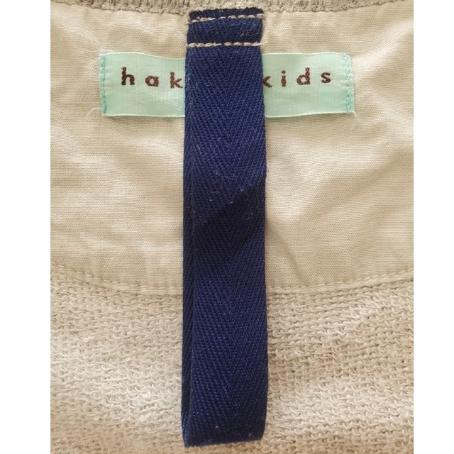 hakka kids(ハッカキッズ)の値下げ💴✨hakka kids スウェット生地ベスト 110 キッズ/ベビー/マタニティのキッズ服男の子用(90cm~)(ジャケット/上着)の商品写真