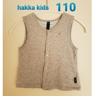 ハッカキッズ(hakka kids)の値下げ💴✨hakka kids スウェット生地ベスト 110(ジャケット/上着)