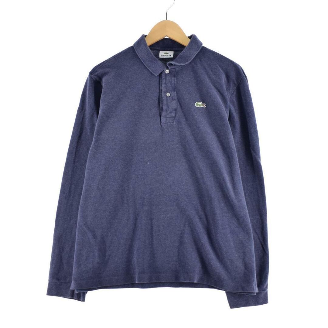 LACOSTE(ラコステ)の古着 ラコステ LACOSTE 長袖 ポロシャツ 6 メンズL /eaa324752 メンズのトップス(ポロシャツ)の商品写真