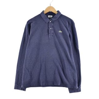 ラコステ(LACOSTE)の古着 ラコステ LACOSTE 長袖 ポロシャツ 6 メンズL /eaa324752(ポロシャツ)