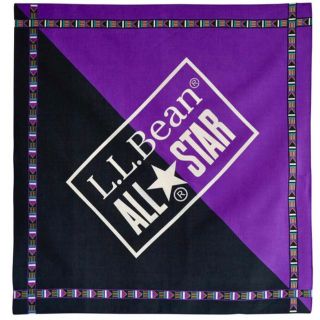 エルエルビーン(L.L.Bean)の【新品・未使用】L.L.Bean x CONVERSE バンダナ　日本製　黒(バンダナ/スカーフ)