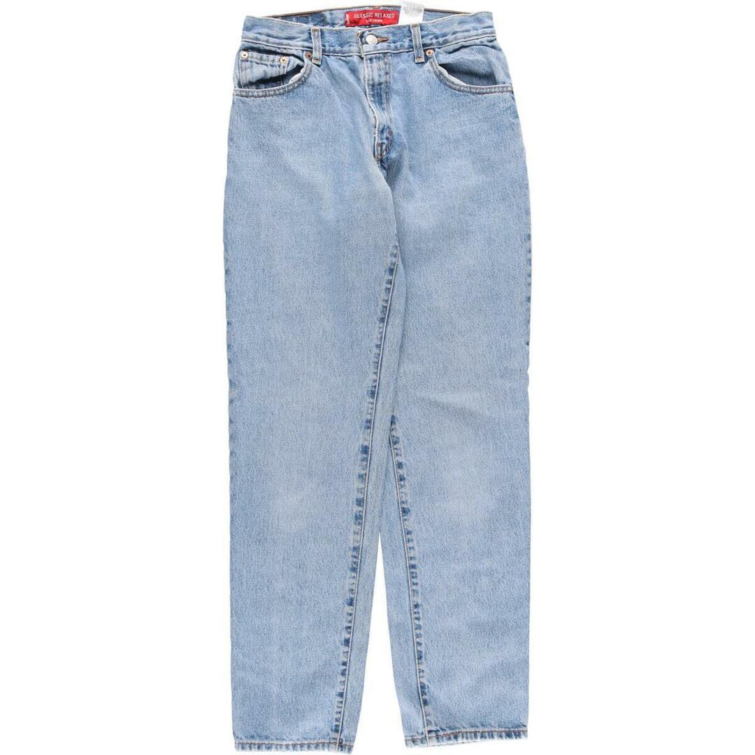 無地生産国リーバイス Levi's 550 CLASSIC RELAXED テーパードジーンズ デニムパンツ レディースL(w28) /eaa325119