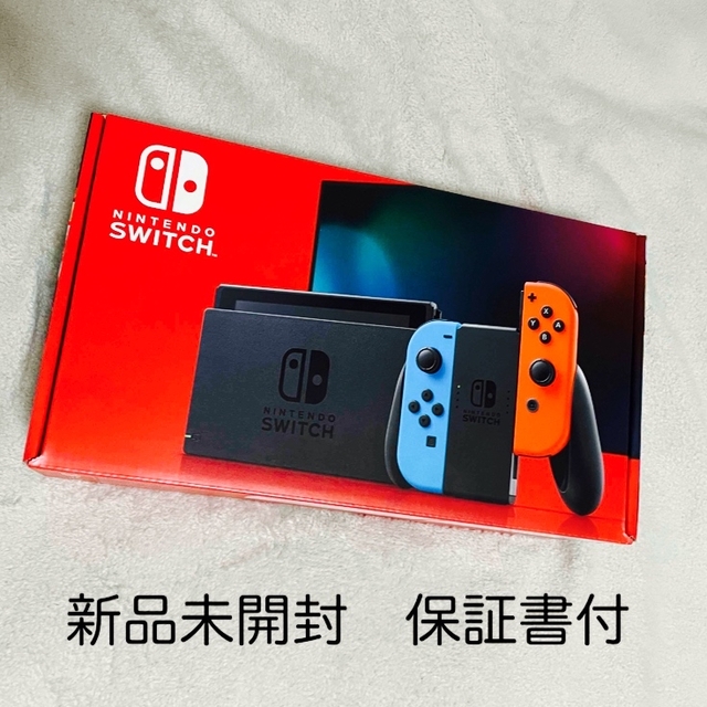 Nintendo Switch ネオンブルー/(R) ネオンレッド エンタメ/ホビーのゲームソフト/ゲーム機本体(家庭用ゲーム機本体)の商品写真