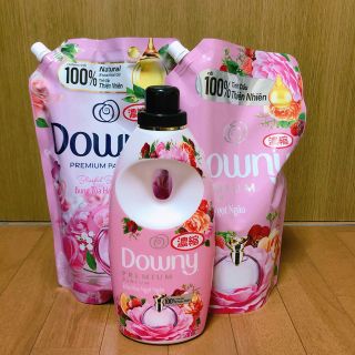 ダウニー　柔軟剤　スイートフラワー　本体ボトル 詰替　downy  ピンク(洗剤/柔軟剤)