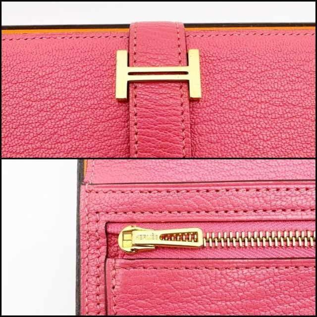 Hermes(エルメス)のts様専用　べアンスフレ　シェブルミゾル　財布　長財布　ピンク レディースのファッション小物(財布)の商品写真