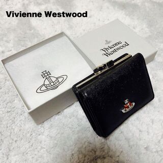 ヴィヴィアンウエストウッド(Vivienne Westwood)のvivienne westwood ディアマンテ オーブ 口金 三つ折り財布(財布)