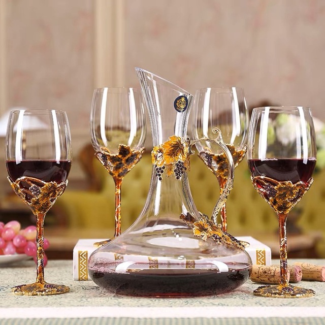 高級ワイングラス 5点セット ★ シャンパン グラス