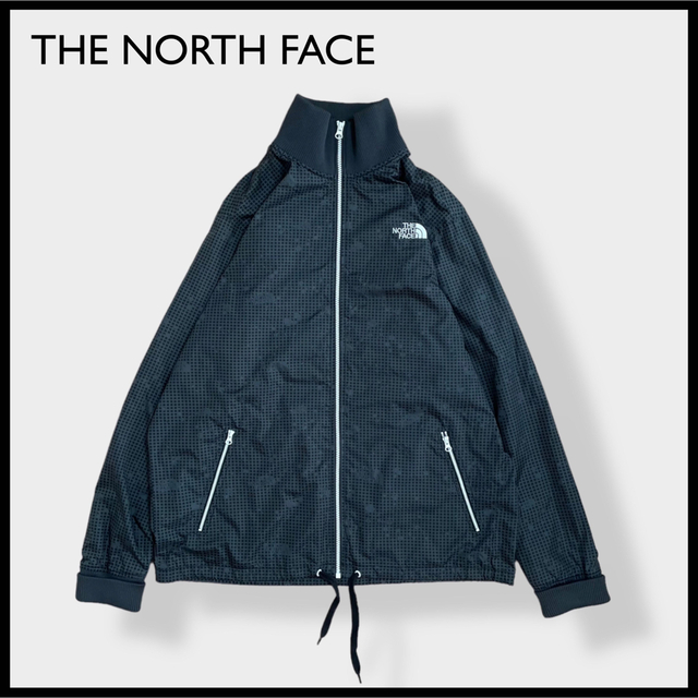 【THE NORTH FACE】ナイロンジャケット ブルゾン 刺繍ロゴ 格子柄 | フリマアプリ ラクマ