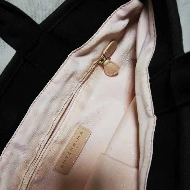 ANTEPRIMA/MISTO(アンテプリマミスト)の6美品　アンテプリマミスト　トートバック　キャンバス　リボン　スパンコール レディースのバッグ(トートバッグ)の商品写真