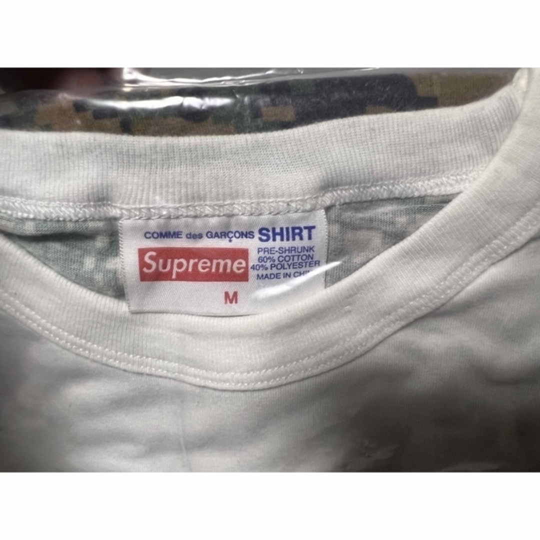 Supreme box logo tee ギャルソン 迷彩 M 中古