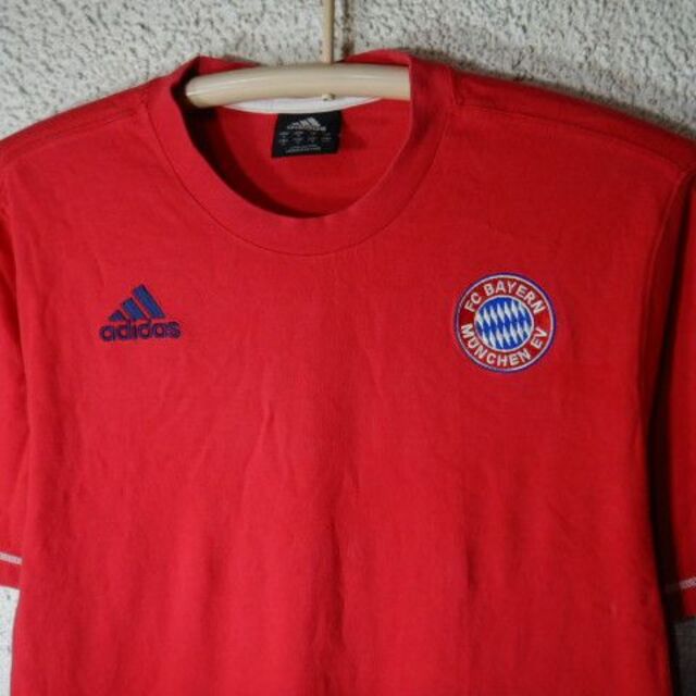 adidas(アディダス)のo6091　アディダス　00ｓ　ビンテージ　tシャツ　FC BAYERN メンズのトップス(Tシャツ/カットソー(半袖/袖なし))の商品写真