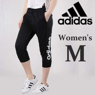 アディダス(adidas)のM アディダス adidas レディース スウェット クロップドパンツ 7分丈(クロップドパンツ)