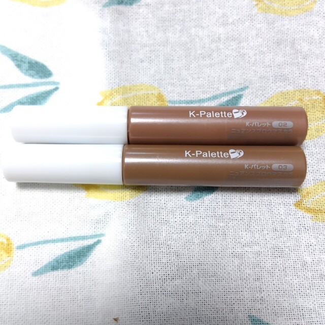 K-Palette(ケーパレット)のKパレット　ニュアンスブロウマスカラ02・03 コスメ/美容のベースメイク/化粧品(眉マスカラ)の商品写真