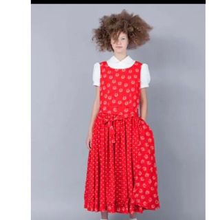 コムデギャルソン(COMME des GARCONS)のコム・デ・ギャルソンガール2018ssエプロンスカート(ロングスカート)