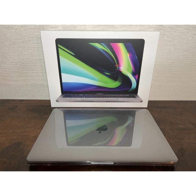 MacBook Pro 13インチM1 512GB【クリアケース/フィルム付き】 【保証