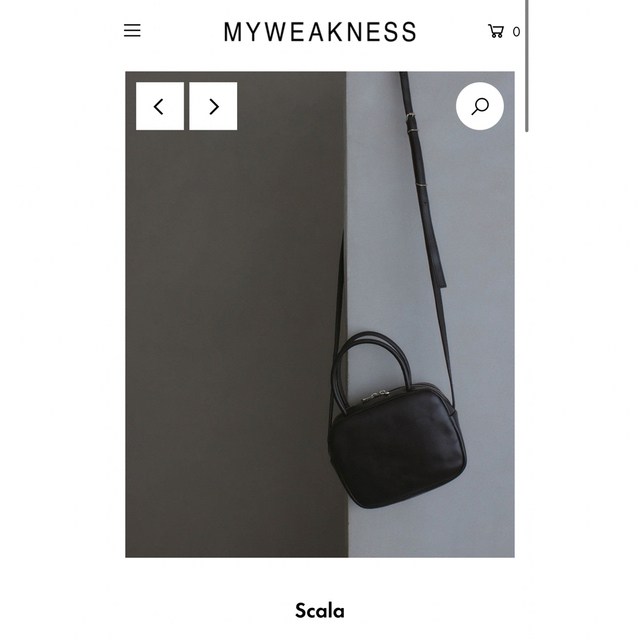 MYWEAKNESS ScaIaバッグ - sorbillomenu.com