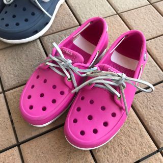 クロックス(crocs)の美品クロックス  Ｊ1  19.5cm(サンダル)