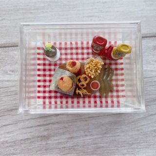人気ミニチュア作家様 ミニチュア ハンバーガーセット ミニチュア