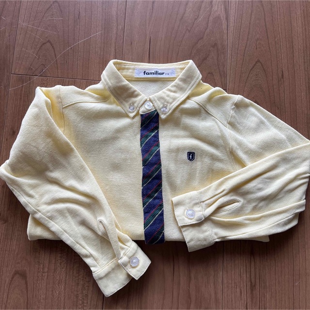 familiar(ファミリア)のファミリア　110センチボタンダウンシャツ キッズ/ベビー/マタニティのキッズ服男の子用(90cm~)(その他)の商品写真