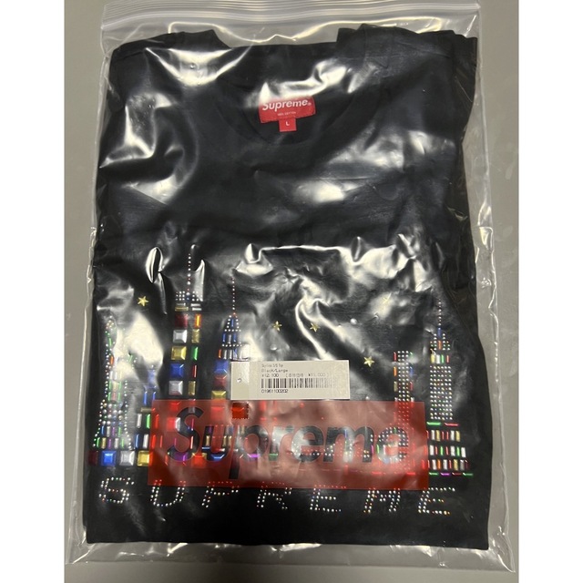 supreme skyline s/s top Lサイズ ブラック 新品未使用